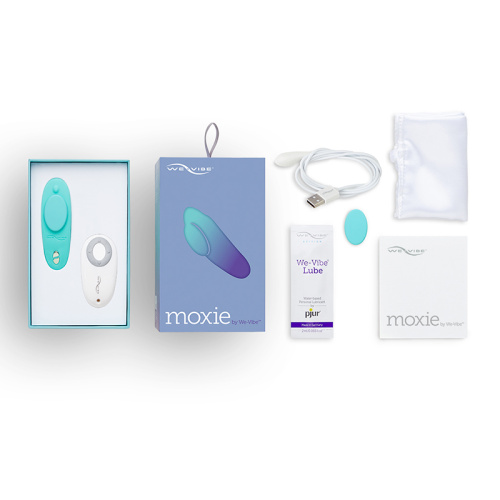We-Vibe Moxie - вибратор в трусики на магните (управление со смартфона) мятный
